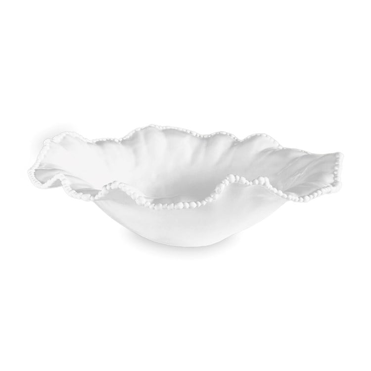 VIDA Alegria Extra Large Round Centerpiece, White