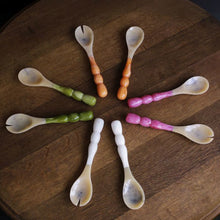 Load image into Gallery viewer, RESIN Rio Bubble Salad Servers, Green
