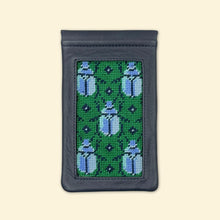 Load image into Gallery viewer, Self-Finishing Needlepoint Eyeglass Case, Buggin' Out
