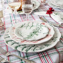 Load image into Gallery viewer, Country Estate Winter Frolic Assorted Party Plates , Set of 4 | Evergreen
