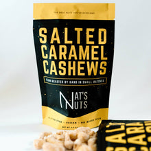 Load image into Gallery viewer, Nat&#39;s Nuts Salted Caramel Cashews
