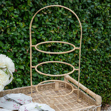 Load image into Gallery viewer, Provence Rattan Triple Tiered Server, Whitewash
