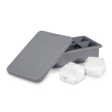 Load image into Gallery viewer, Viski Glacier Ice Cube Tray with Lid, Grey
