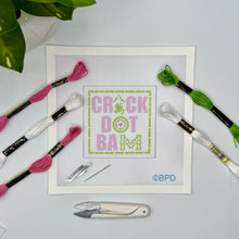 Load image into Gallery viewer, Crack Dot Bam Needlepoint Kit (Mahjong)

