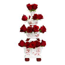 Load image into Gallery viewer, Country Estate Winter Frolic Tulipiere Tower Set of 3, Ruby

