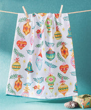 Load image into Gallery viewer, Ornaments Holiday Kitchen Towel
