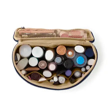 Load image into Gallery viewer, Large Train Case - Navy/ Khaki

