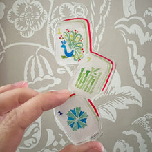 Load image into Gallery viewer, Merry Mahjong Watercolor Acrylic Ornament
