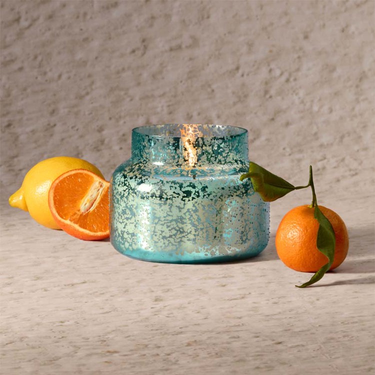 Volcano Aqua Opaline Signature Candle, 19 oz