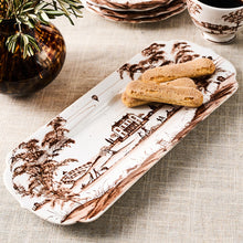 Load image into Gallery viewer, Country Estate Harvest 15" Hostess Tray, Sepia
