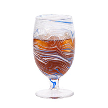 Load image into Gallery viewer, Puro Marbled Goblet, Blue

