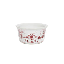 Load image into Gallery viewer, Country Estate Winter Frolic Ramekin, Ruby
