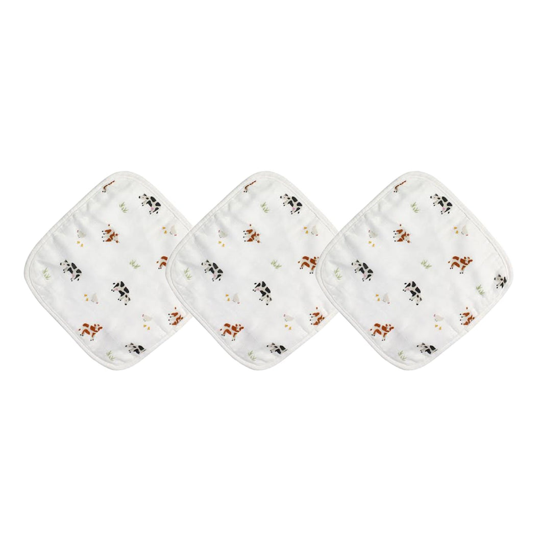 Cow Washcloth Set