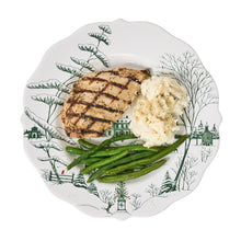 Load image into Gallery viewer, Winter Frolic Dinner Plate, Evergreen
