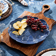 Load image into Gallery viewer, Le Panier Mystic Knot Charger/Platter, Denim
