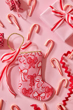 Load image into Gallery viewer, Fête Papier: Pretty in Pink Bauble Stocking
