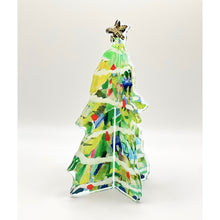 Load image into Gallery viewer, 3-D Adorned Acrylic Christmas Tree, Bright Green
