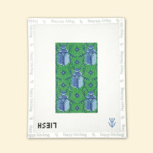 Load image into Gallery viewer, Self-Finishing Needlepoint Eyeglass Case, Buggin' Out
