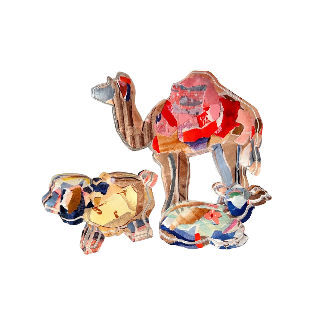 Acrylic Nativity Set Animal Add-Ons, Lg