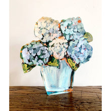 Load image into Gallery viewer, Blue Hydrangea Acrylic Bloom Block, Large
