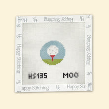 Load image into Gallery viewer, Self-Finishing Needlepoint Key Fob Kit, Tee Time
