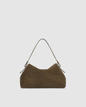 Load image into Gallery viewer, Nicole Handbag, Suede Olive
