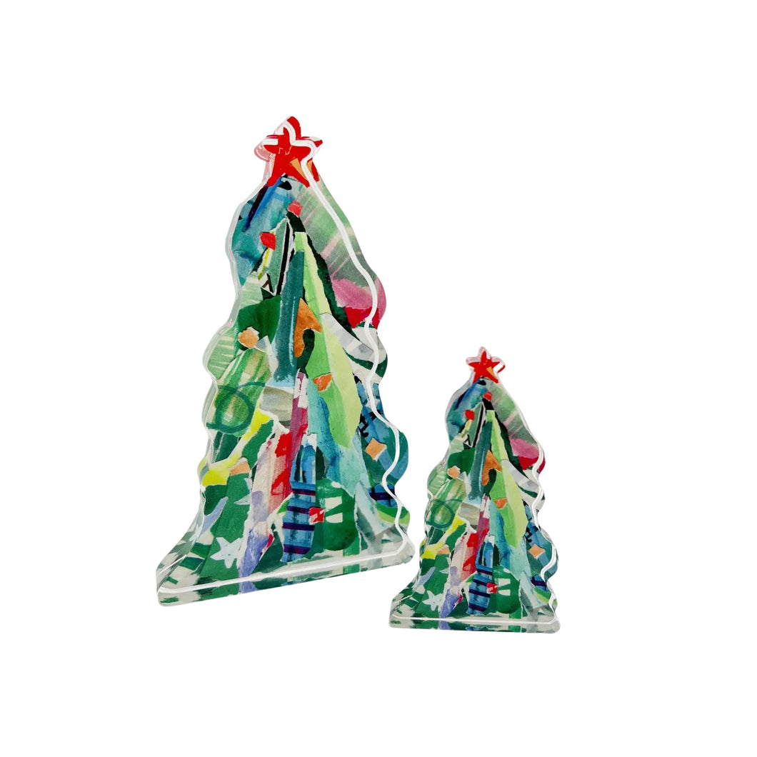Acrylic Festive Tree, Bitty Block