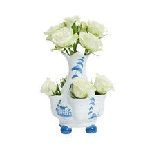 Load image into Gallery viewer, Country Estate 6" Tulipiere Vase, Delft Blue
