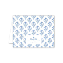 Load image into Gallery viewer, Chinoiserie Blockprint Thank You Single Card
