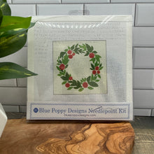Load image into Gallery viewer, Christmas Wreath Needlepoint Kit

