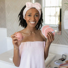 Load image into Gallery viewer, Pink Perfectly Plush Spa Wrap
