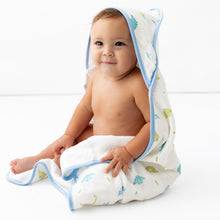 Load image into Gallery viewer, Dinosaur Hooded Towel Set
