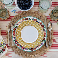 Load image into Gallery viewer, Bamboo Caning Melamine Salad Plate
