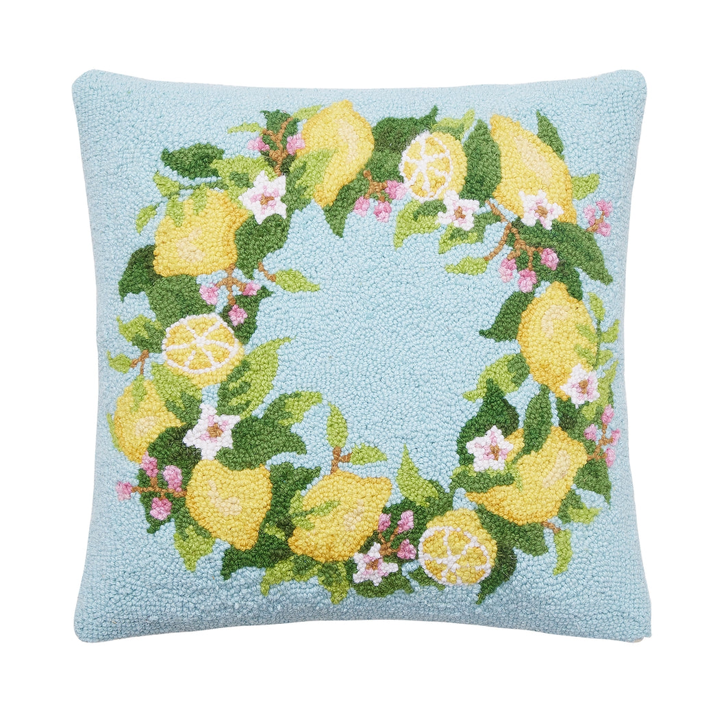Lemons Wreath Hook Pillow