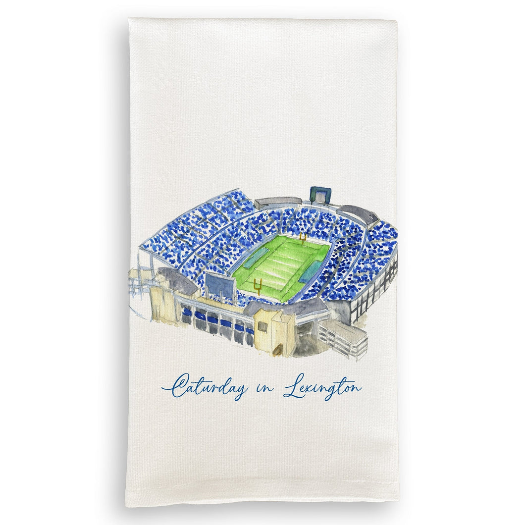Caturday in Lexington Tea Towel