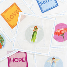 Load image into Gallery viewer, Green Angel Beginner Needlepoint Kit
