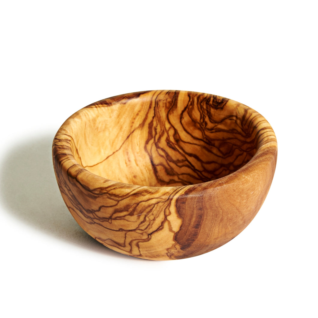 Small Olive Wood Dip Bowl