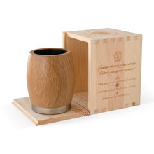 Load image into Gallery viewer, Oak Whiskey Tumbler in Wood Gift Box
