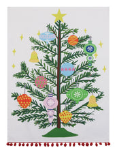 Load image into Gallery viewer, Vintage Christmas Tree Tea Towel
