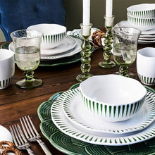 Load image into Gallery viewer, Sitio Stripe Cereal/Ice Cream Bowl, Basil
