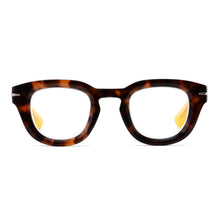 Load image into Gallery viewer, Darcy | Tortoise with Yellow Temples | Blue Light Blocking Readers
