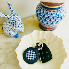 Load image into Gallery viewer, Self-Finishing Needlepoint Key Fob Kit, Plaid Circle
