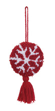 Load image into Gallery viewer, Red Snowflake Hook Ornament
