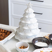 Load image into Gallery viewer, Berry &amp; Thread Christmas Tree Cookie Jar, Whitewash
