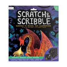 Load image into Gallery viewer, Scratch &amp; Scribble - Fantastic Dragons
