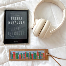Load image into Gallery viewer, Self-Finishing Needlepoint Bookmark Kit, The Plot Thickens
