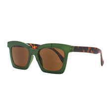 Load image into Gallery viewer, Remy | Matte Green &amp; Tortoise Tinted Readers

