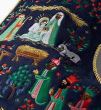 Load image into Gallery viewer, Nativity Embroidered Stocking
