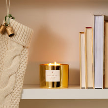 Load image into Gallery viewer, Frasier Fir Gold 3-wick candle
