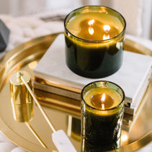 Load image into Gallery viewer, Frasier Fir Green Glass Candle, 6.5 oz
